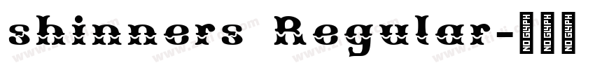 shinners Regular字体转换